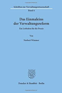 Das Einmaleins Der Verwaltungsreform