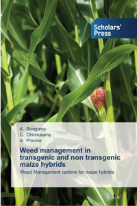 Weed management in transgenic and non transgenic maize hybrids