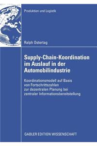 Supply-Chain-Koordination Im Auslauf in Der Automobilindustrie