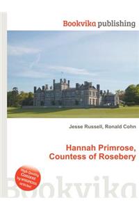 Hannah Primrose, Countess of Rosebery