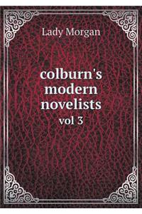 colburn's modern novelists vol 3