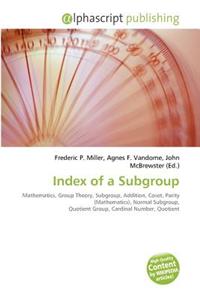 Index of a Subgroup