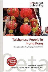 Taishanese People in Hong Kong