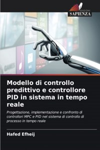 Modello di controllo predittivo e controllore PID in sistema in tempo reale