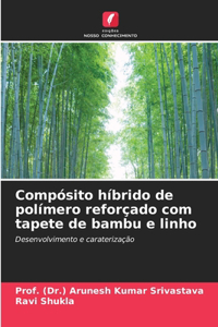 Compósito híbrido de polímero reforçado com tapete de bambu e linho