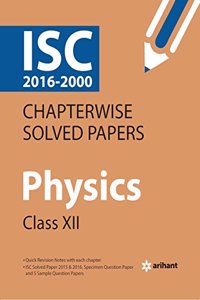 ISC Chapterwise Solved Papers PHYSICS class 12th