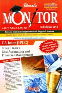 Monitor For Ca-Ipcc Group I, Paper 3: Cost Accounting & Financial Management