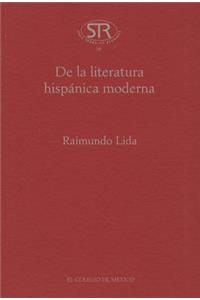 de La Literatura Hispanica Moderna