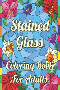 Stained Glass Coloring Book For Adults