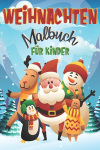 Weihnachten Malbuch für Kinder