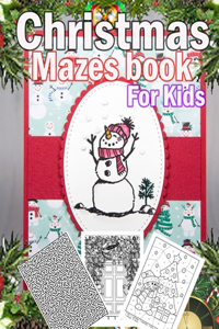 Christmas Mazes book for kids
