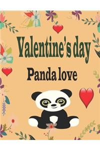 valentine's day Panda love