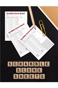Scrabble Score Sheet