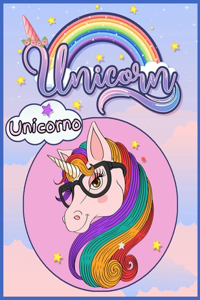 Unicorno libro da colorare per bambini dai 4-9 anni