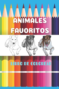 Animales Favoritos - Libro de Colorear