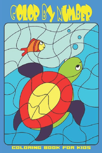 Color by Number Coloring Book for Kids