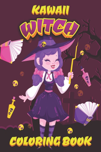 Kawaii Witch Coloring Book