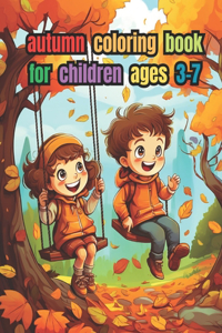 autumn coloring book for children ages 3-7