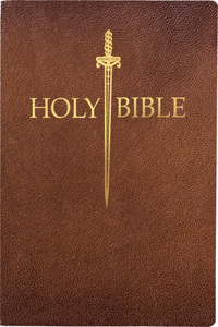 KJV Sword Bible, Large Print, Acorn Bonded Leather, Thumb Index