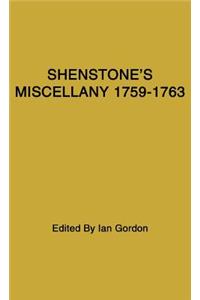 Miscellany 1759$1763.