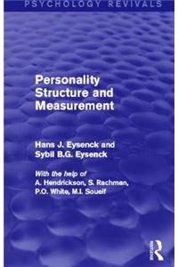 Personality Structure and Measurement (Psychology Revivals)