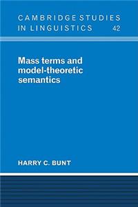 Mass Terms and Model-Theoretic Semantics