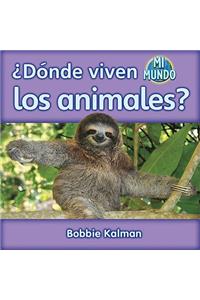 ¿Dónde Viven Los Animales? (Where Do Animals Live?)