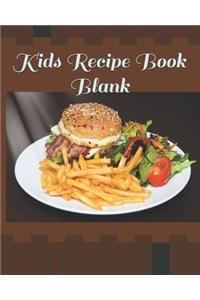 Kids Recipe Book Blank