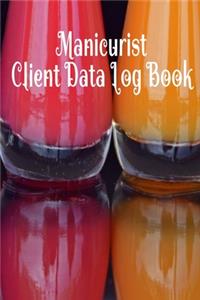 Manicurist Client Data Log Book