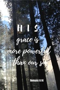 HIS grace is more powerfull than our sin - Romans 6