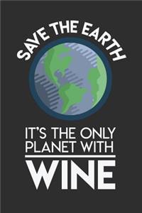 Save The Earth It's The Only Planet With Wine