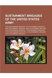 Sustainment Brigades of the United States Army