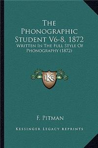 Phonographic Student V6-8, 1872