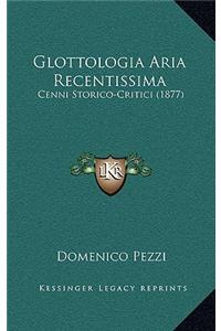Glottologia Aria Recentissima