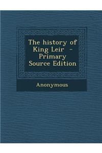 The History of King Leir