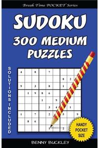 Sudoku 300 Medium Puzzles. Solutions Included