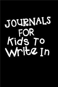 Journals For Kids To Write In