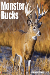 Monster Bucks 2022 Wall Calendar (Deer)