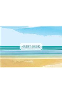 Guest Book Coastal Edition