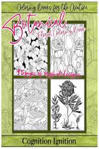Botanical Floral Coloring Book
