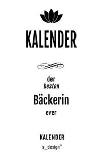 Kalender für Bäcker / Bäckerin