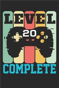 Level 20 complete