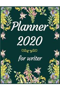 Planner 2020 for Writer