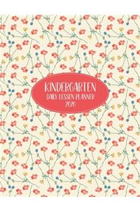 Kindergarten Daily Lesson Planner 2020
