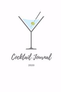Drinks and Cocktails 2020 cocktail journal