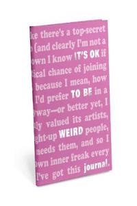 Knock Knock It's OK to Be Weird Journal
