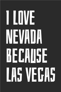 I Love Nevada Because Las Vegas