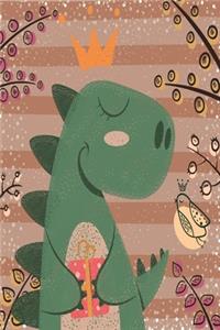 Notizbuch mit Dino Prinzessin