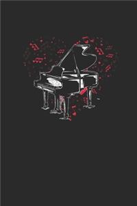 Music Notes With Piano