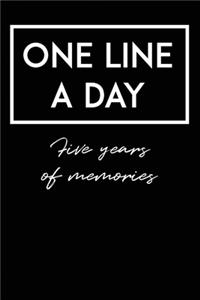 One Line A Day Five Years Of Memories